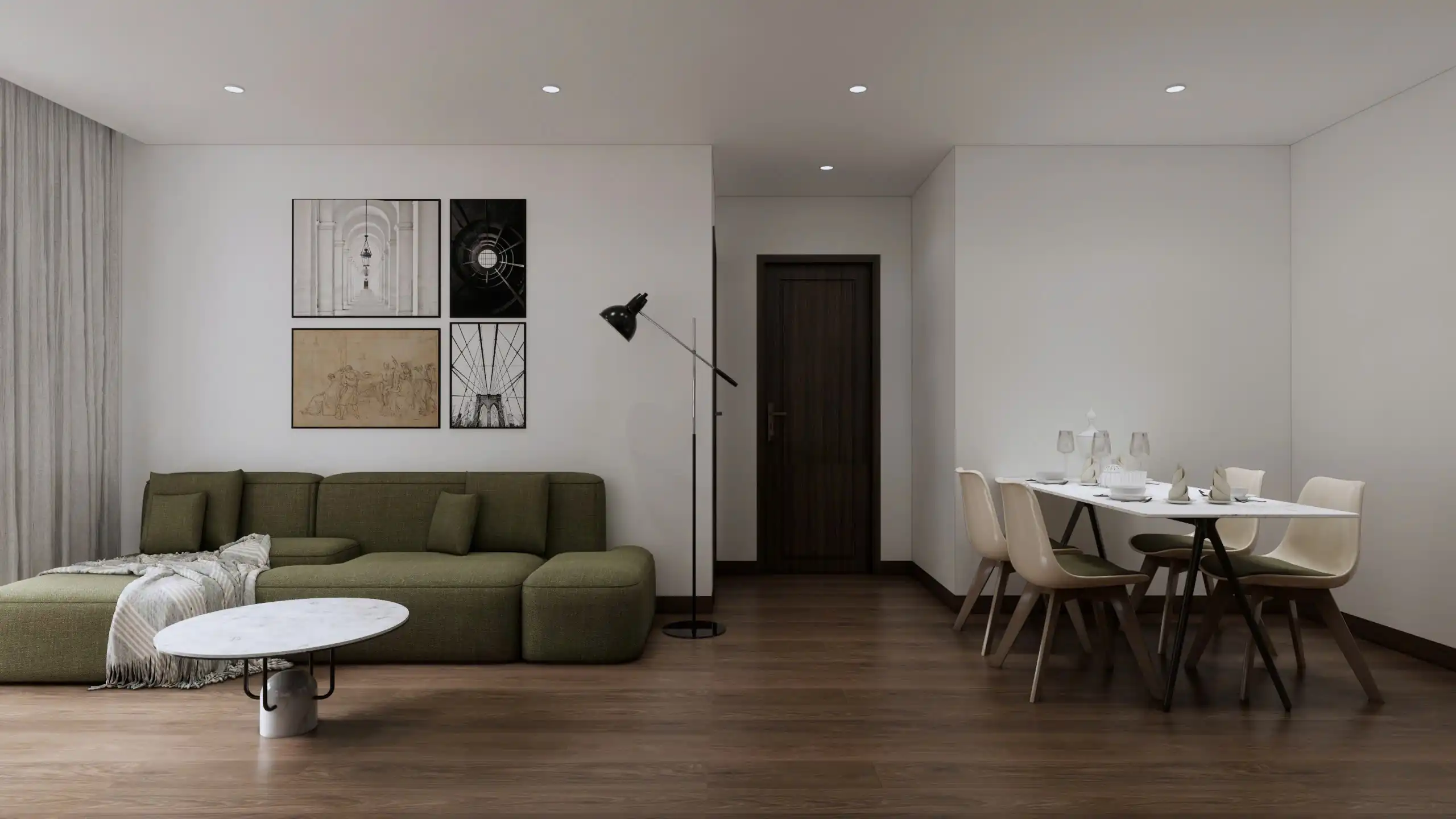 Cải Tạo Nội Thất Nhà Phố 80m² Tại Thủ Dầu Một: Bài Toán Không Gian 3 Tầng